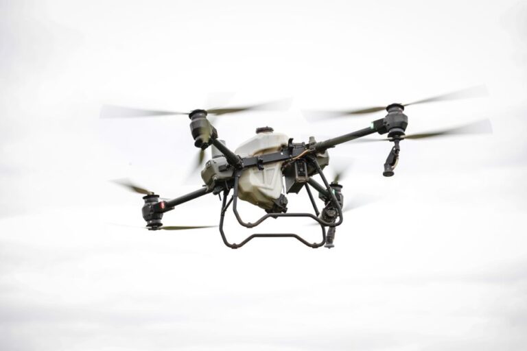 A drone surveying a bridge, showcasing advanced technology used in structural inspections for enhanced safety and efficiency.